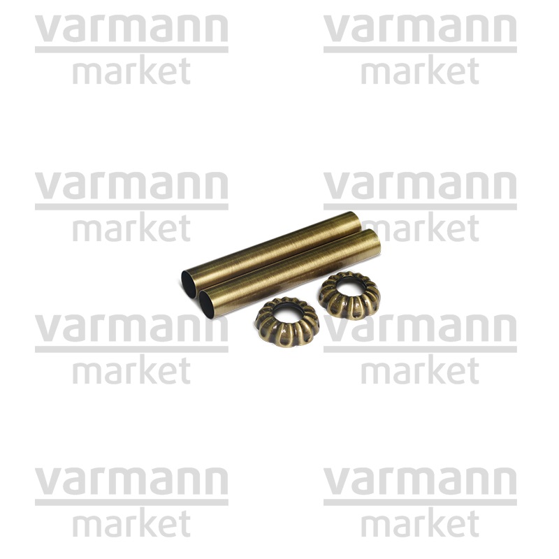 Комплект декоративных трубок «ретро» бронза Exemet, размер: L.160 x Ø 18-20-1/2”, 0497-1500Z160