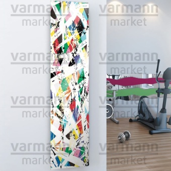 Дизайн-конвектор Varmann GlassKon вертикальная модель 1020.450.115